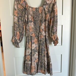 Floral Print Women's Dress
